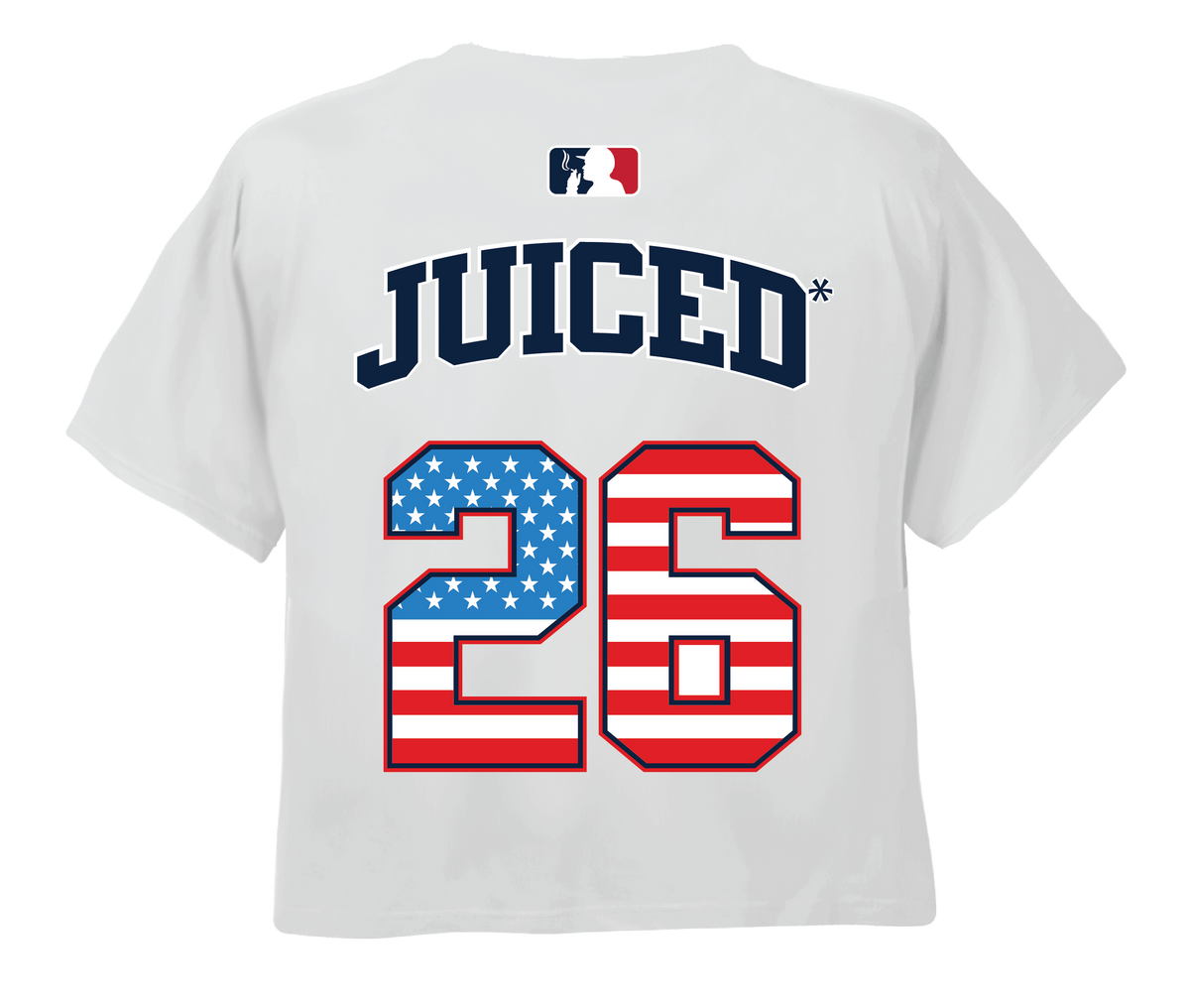 USA 250 White Crop Top, view 2