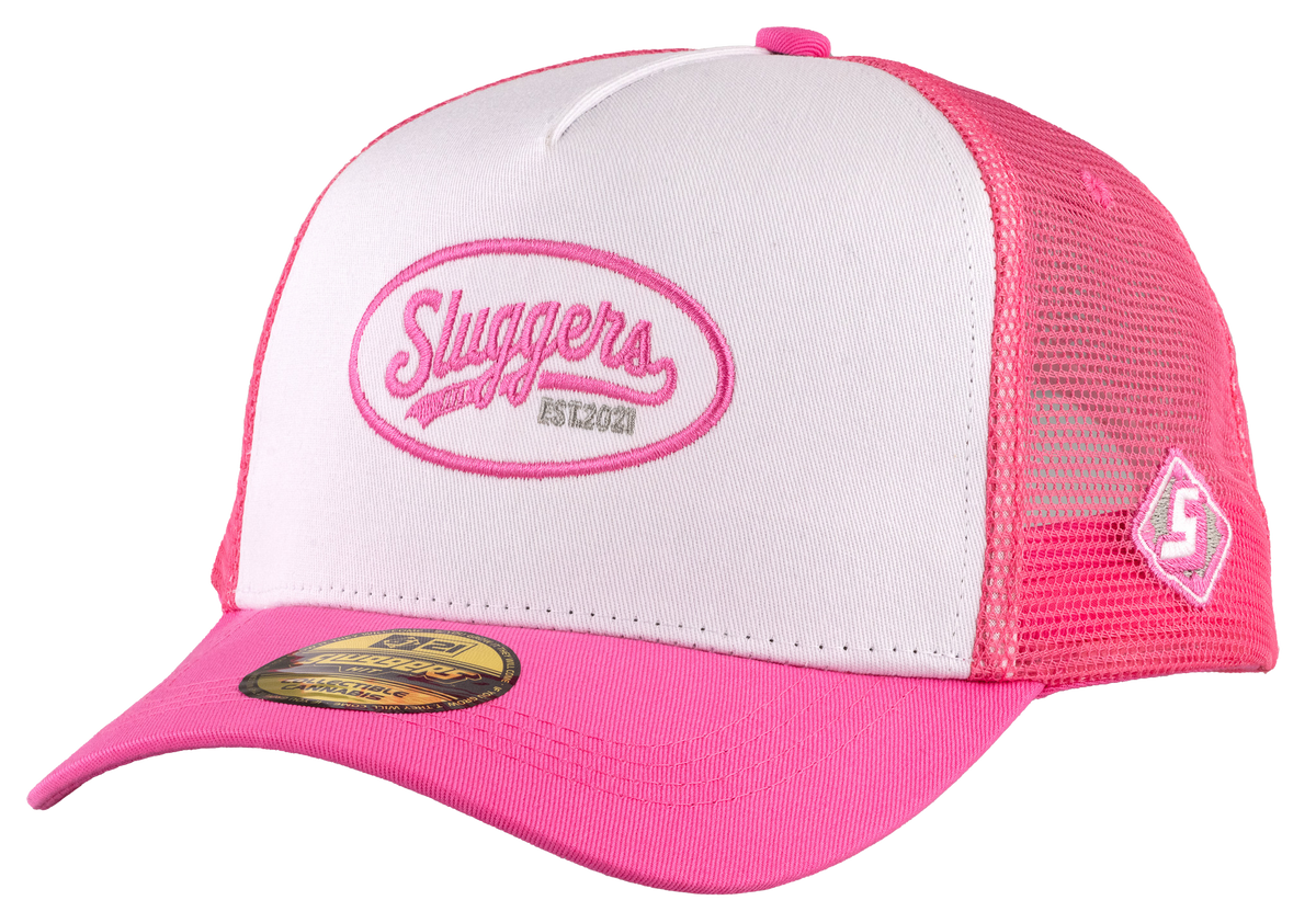 Pink Trucker Hat, view 1