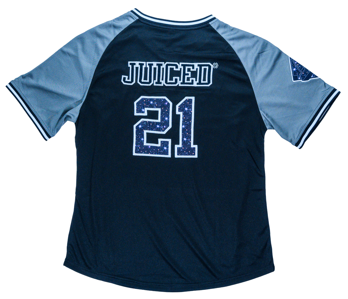 Blackout Black Baseball Jersey, view 2