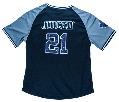 Blackout Black Baseball Jersey, view 2