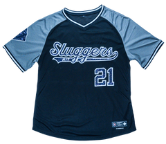 Blackout Black Baseball Jersey, view 1