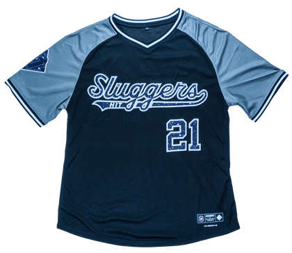 Blackout Black Baseball Jersey, view 1