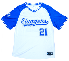Los Angeles Blue Baseball Jersey, view 1