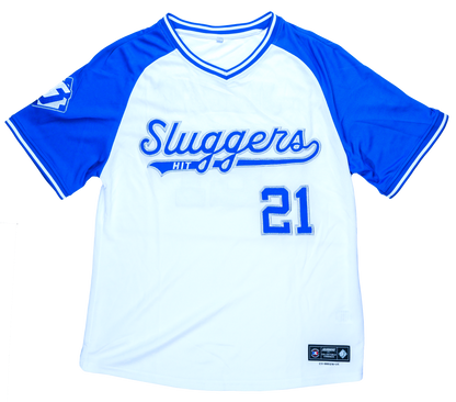Los Angeles Blue Baseball Jersey, view 1