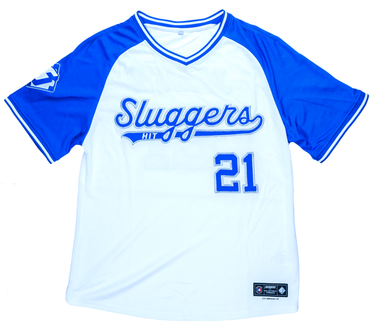 Los Angeles Blue Baseball Jersey, view 1