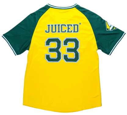 Oakland Yellow Baseball Jersey, view 2