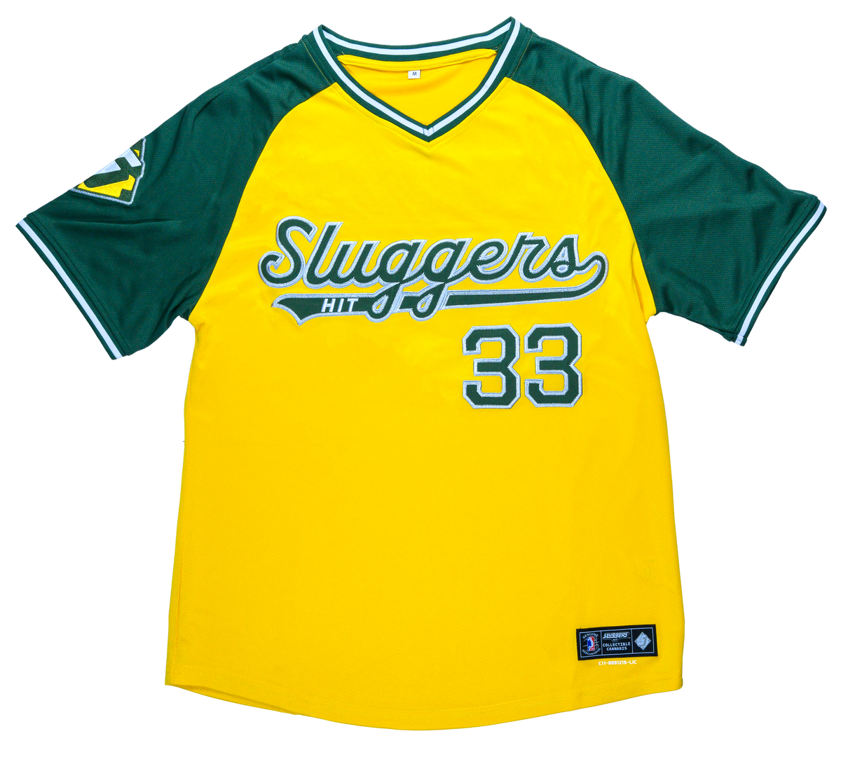 Oakland Yellow Baseball Jersey, view 1
