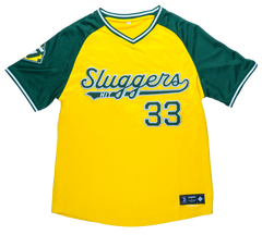 Oakland Yellow Baseball Jersey, view 1
