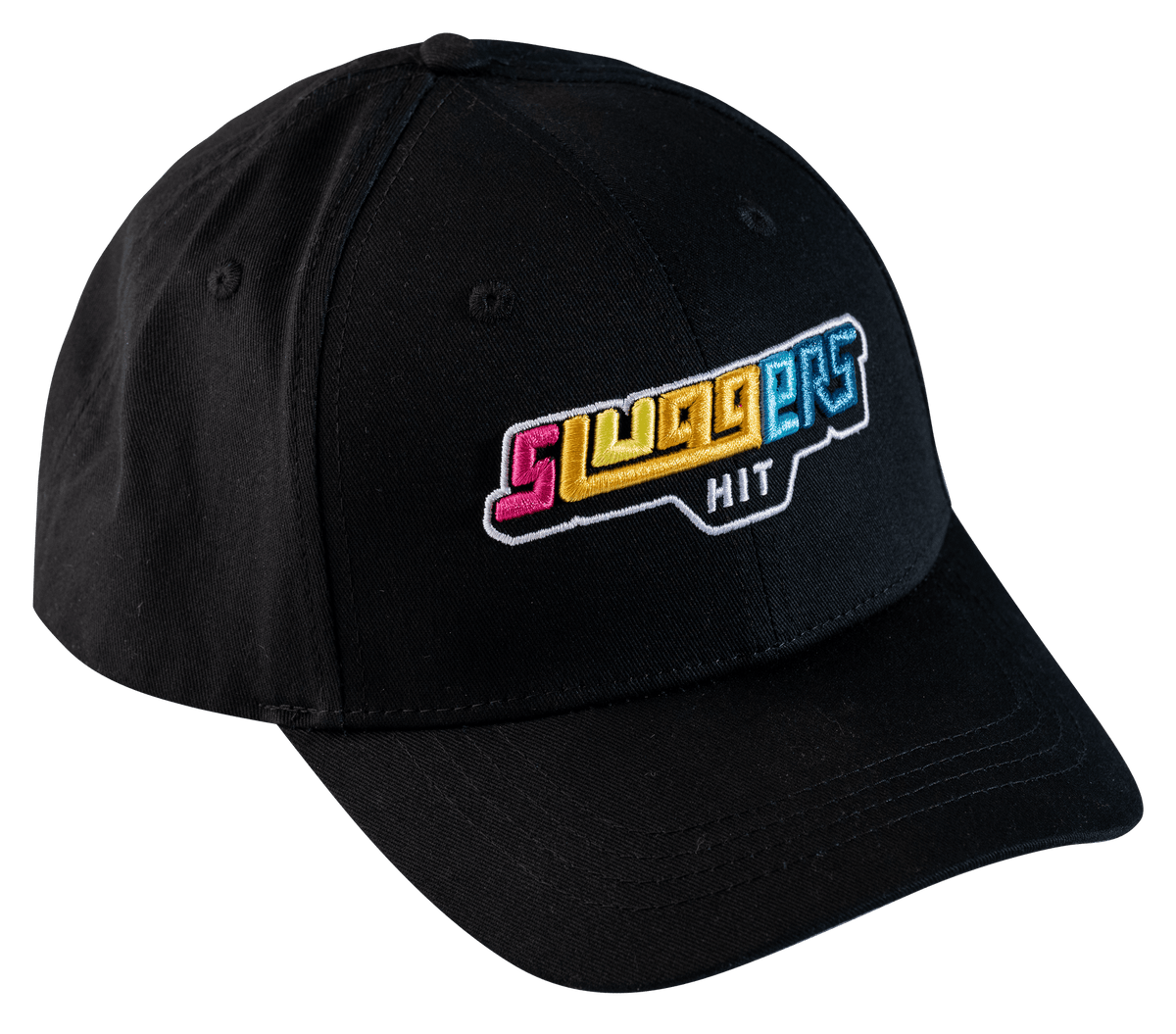 Black Rainbow Stitch Snapback, view 2