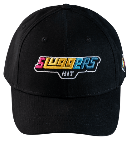 Black Rainbow Stitch Snapback, view 1