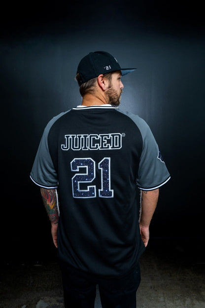 Blackout Black Baseball Jersey, view 6
