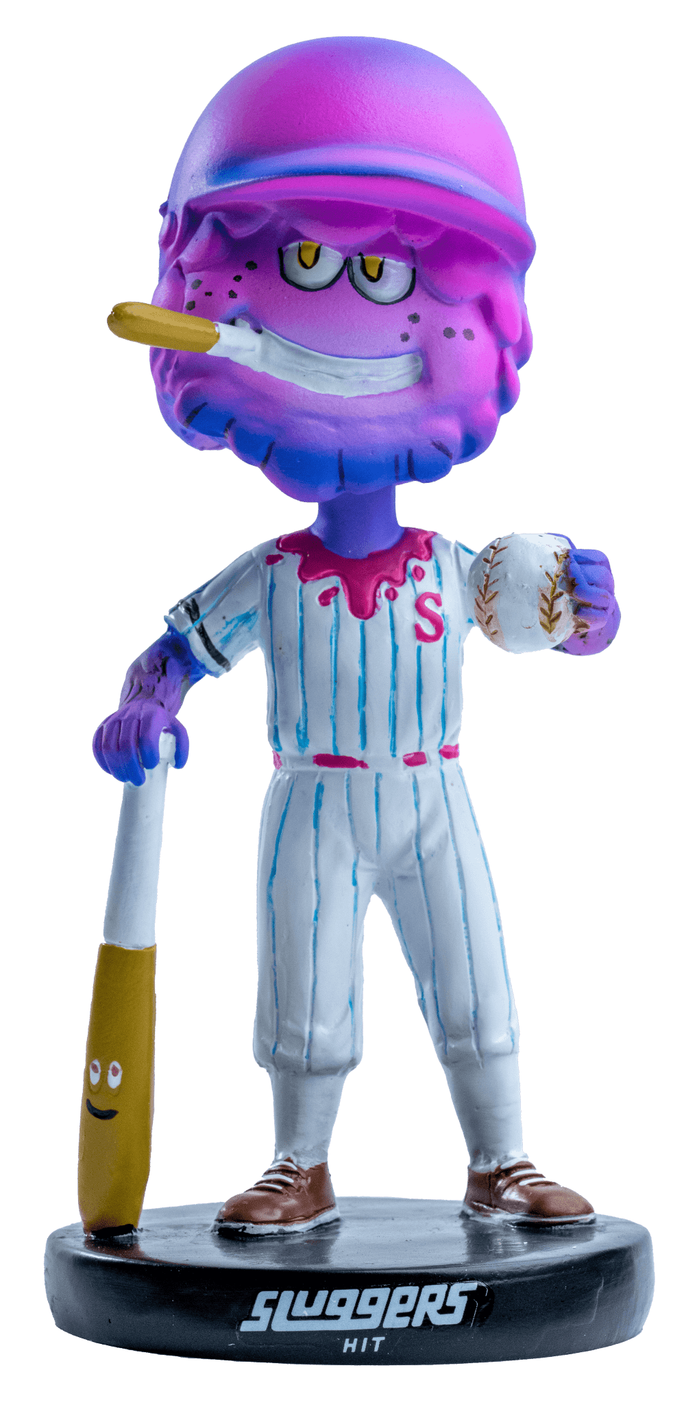 Purple Sluggers Bobblehead, view 1