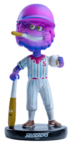 Purple Sluggers Bobblehead, view 1