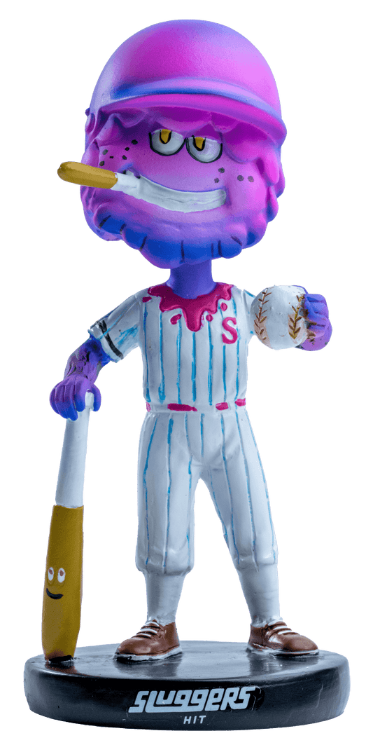 Purple Sluggers Bobblehead, view 1