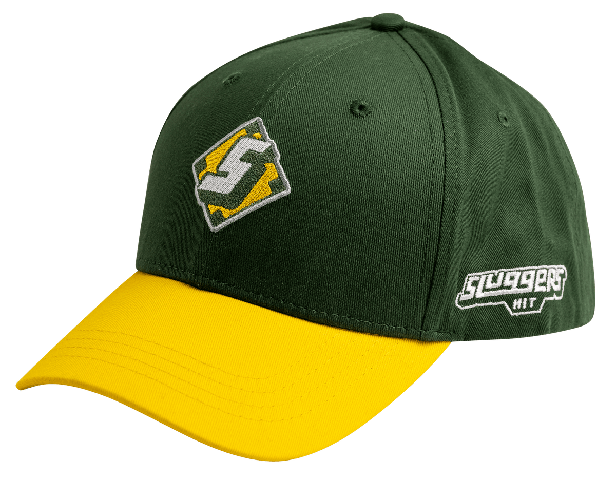 Green and Yellow S Diamond Snapback, view 2