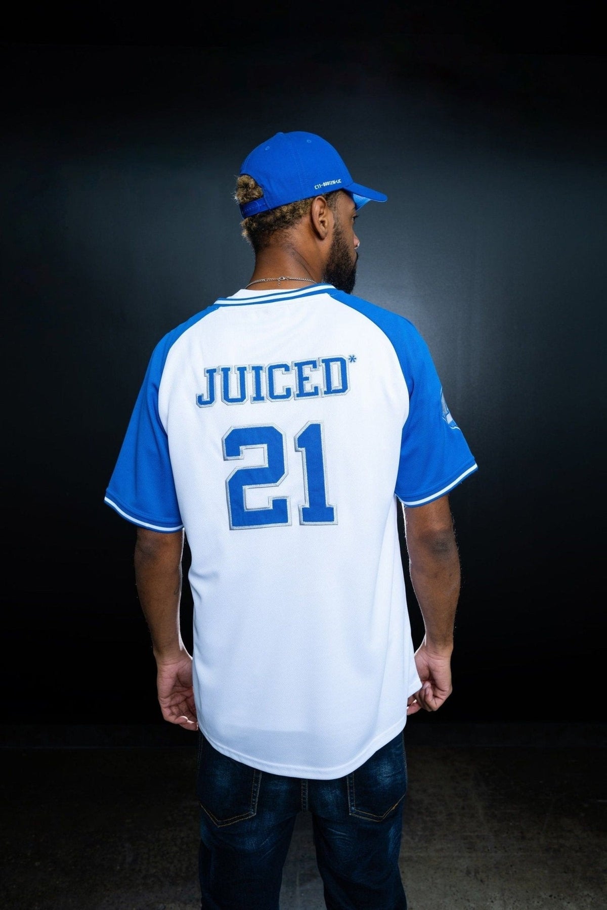 Los Angeles Blue Baseball Jersey, view 4