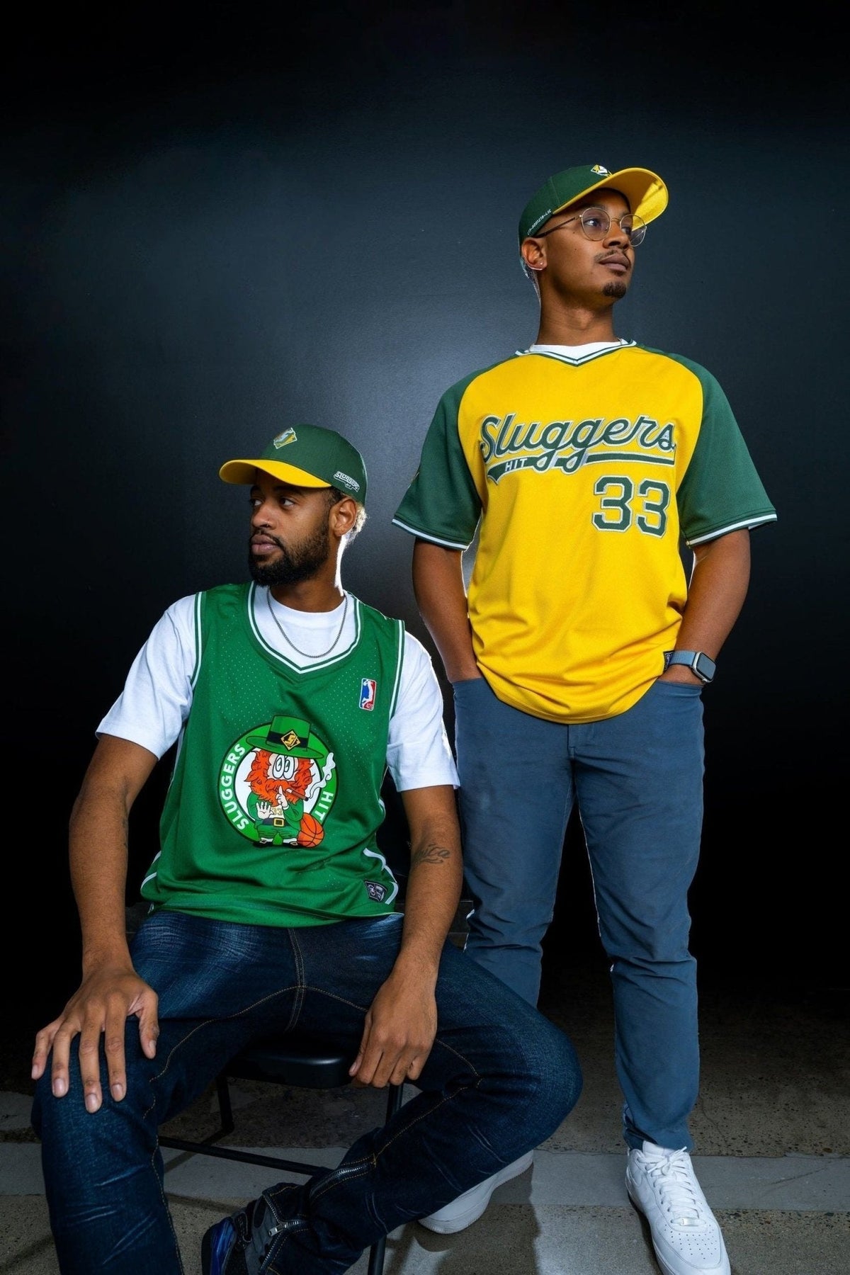 Oakland Yellow Baseball Jersey, view 5