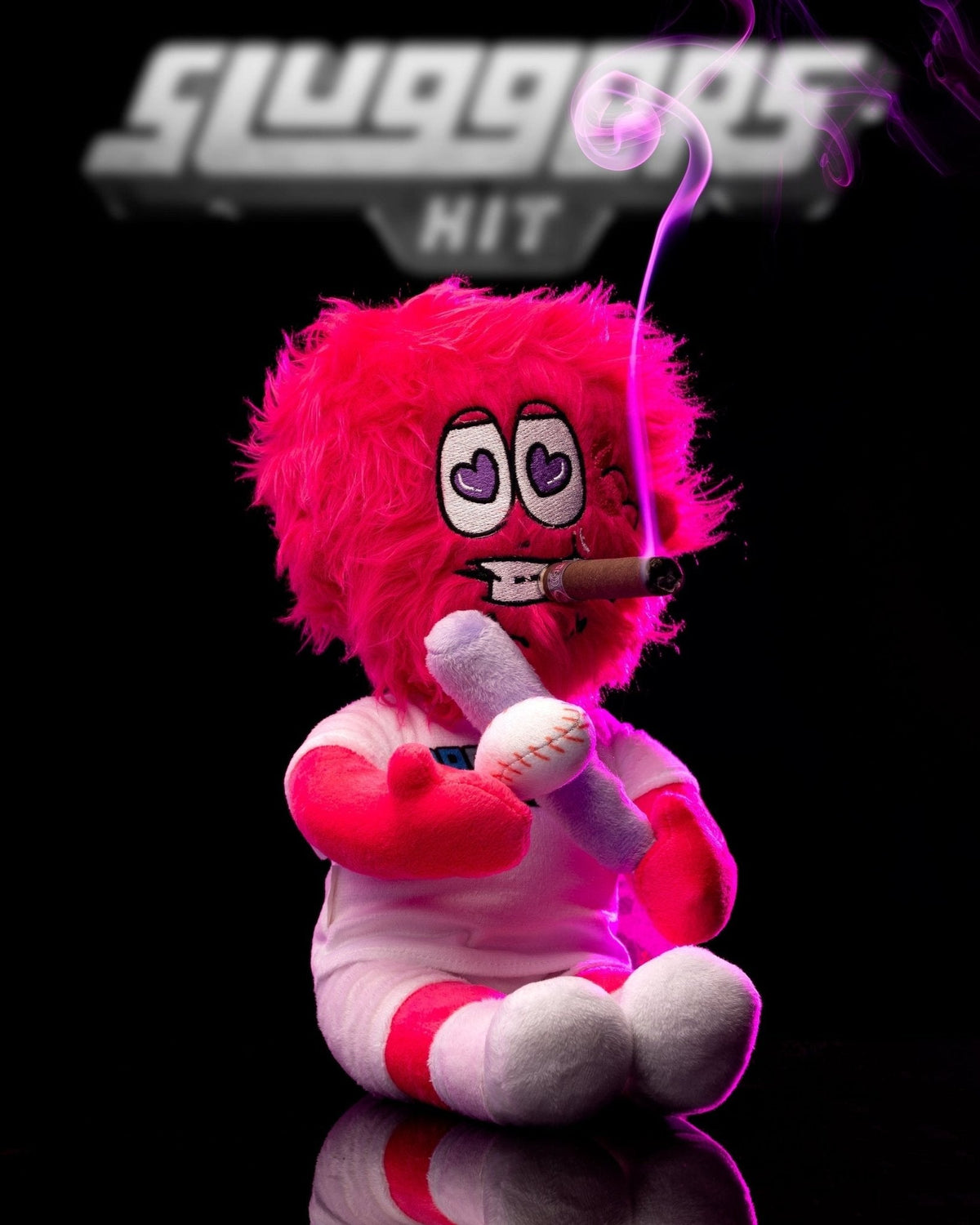 Pink Sluggers Character Plush, view 2