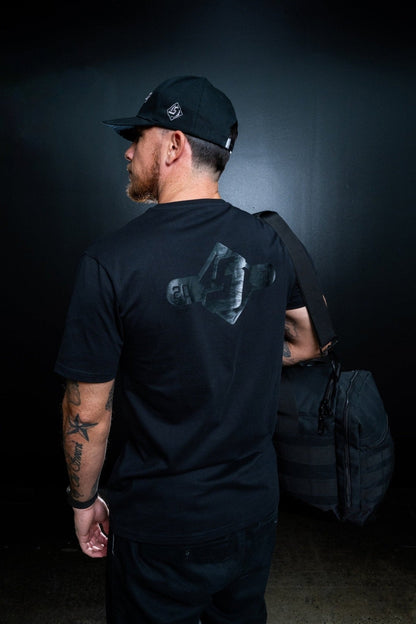 Black Stealth Logo Shirt, view 6
